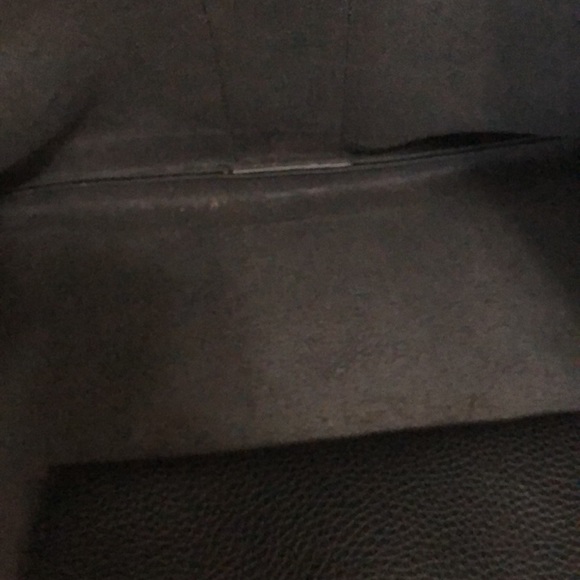 NWOT Vince Camutp Leather Tote Black with Dust Bag - Picture 6 of 6